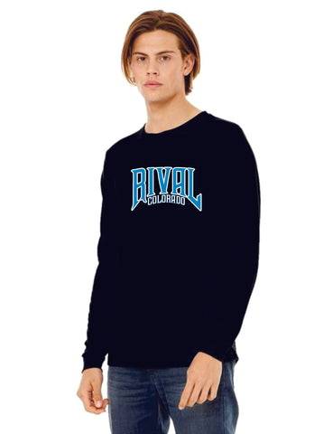 Rival Fastpitch Unisex Long Sleeve Tee-Matte or Glitter