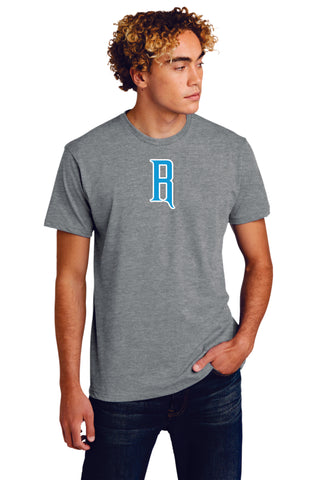 Rival Fastpitch Unisex R LOGO Tee- matte and glitter