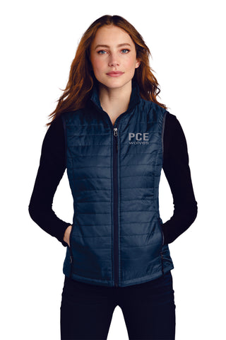 PCE Ladies Packable Puffy Vest