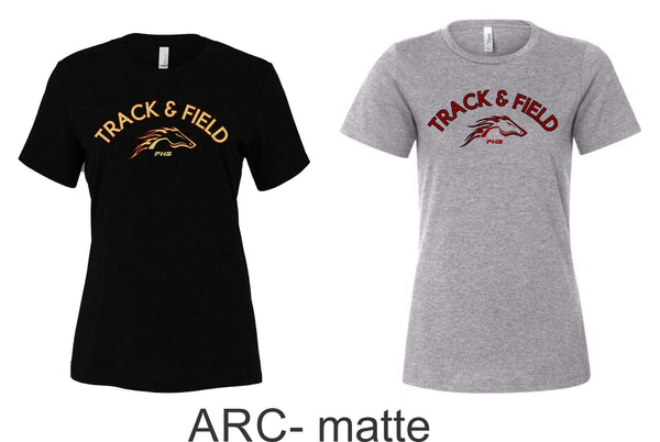 Pondo FAN Track & Field Ladies Bella Canvas Tee- 4 designs