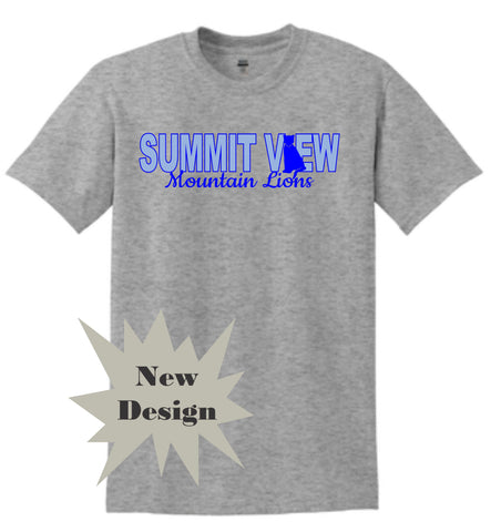 Summit View Basic SCRIPT Tee- Matte or Glitter