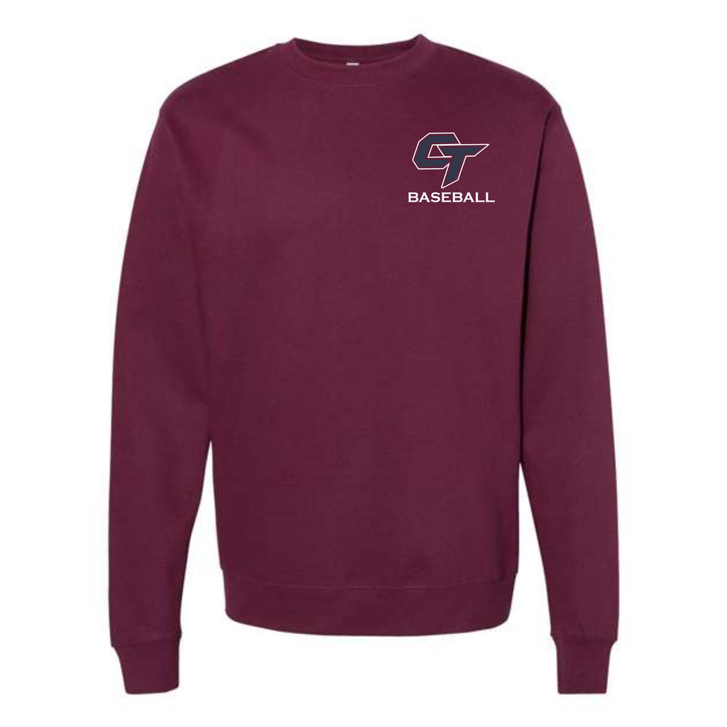 CT Baseball Crewneck Sweatshirt- Matte or Glitter