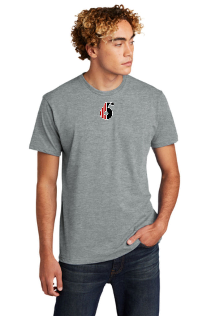 6th Tool  Unisex "6TH" Tee- matte and glitter