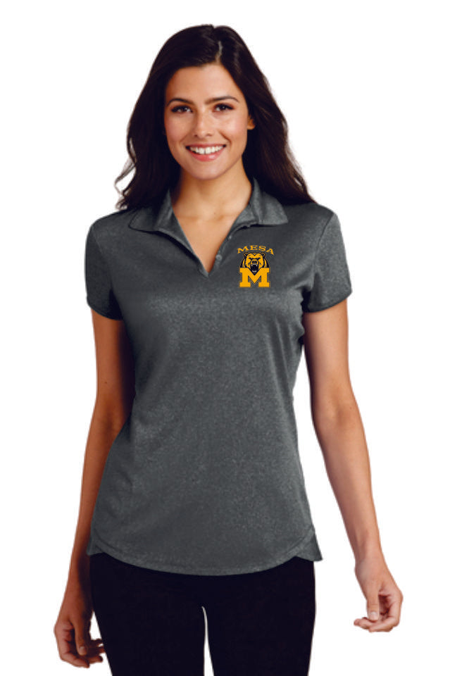Mesa MS Heathered Polo- Ladies