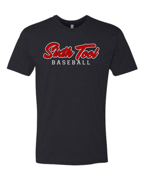 6th Tool  Unisex BASEBALL Tee- matte and glitter