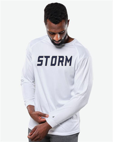 Storm Baseball Wicking Long Sleeve Tee- Youth, Ladies, Adult Sizes