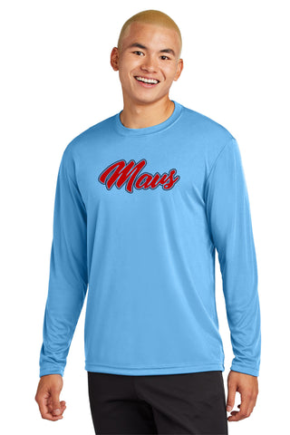 6th Tool Wicking Mavs Long Sleeve Tee- Youth, Ladies, Adult Sizes