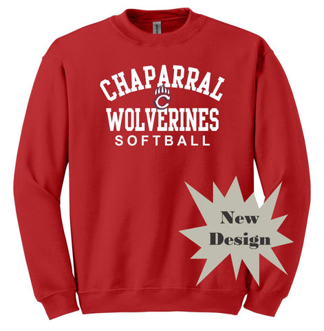 Chap Softball Crewneck Sweatshirt- 6 design options
