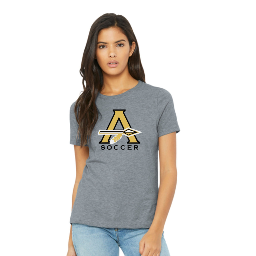 AHS Soccer Ladies Bella Canvas Tee-4 Designs