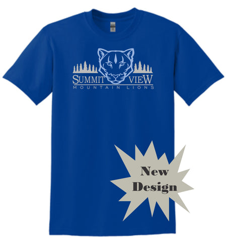 Summit View Basic LION Tee- Matte or Glitter
