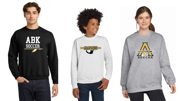 AHS Soccer Crewneck Sweatshirt - 3 Colors- 4 Designs