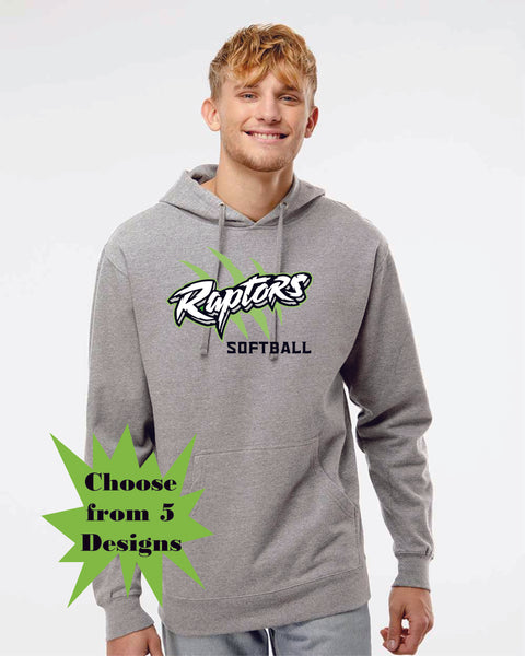 Raptors Softball Hoodie- Adult and Youth