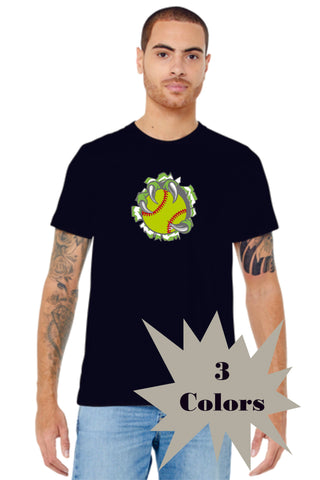 Raptors Softball SOFTBALL Tee- Ladies and Unisex Sizes