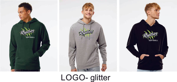 Raptors Softball Hoodie- Adult and Youth