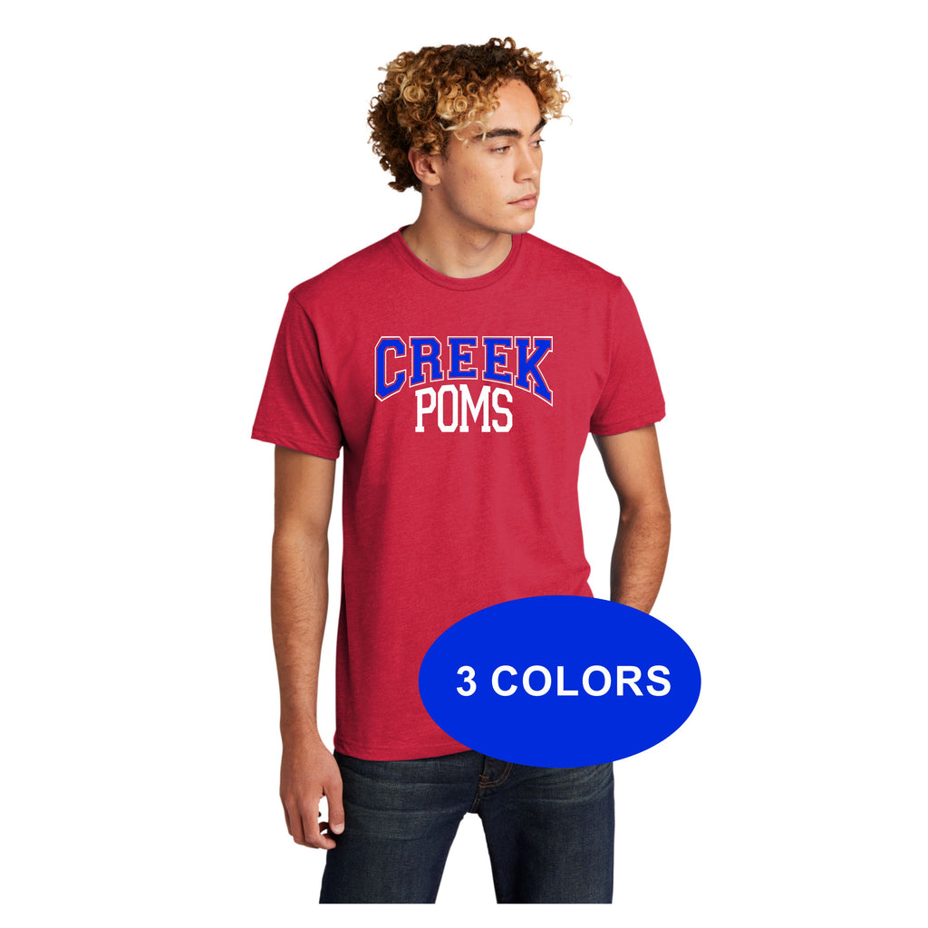 Creek Poms CREEK Tee- matte and glitter