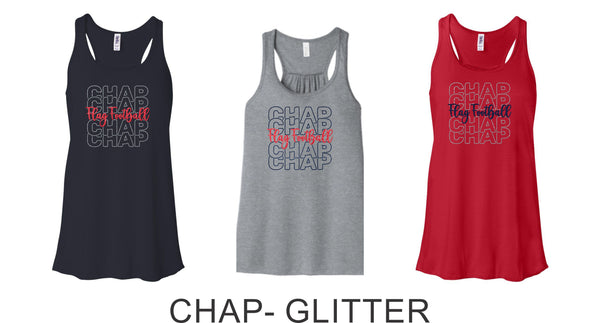 Chap Flag Football Flowy Tank- 4 design choices