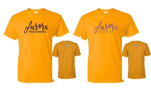APS SCRIPT Basic Tee- Matte or Glitter