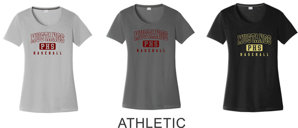 Pondo Baseball Ladies Cotton Touch Wicking Tee- 5 Designs