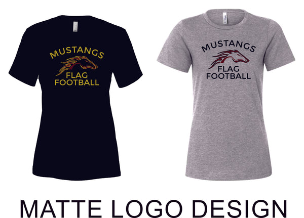 Pondo Flag Football Ladies Bella Canvas Tee- 2 Designs