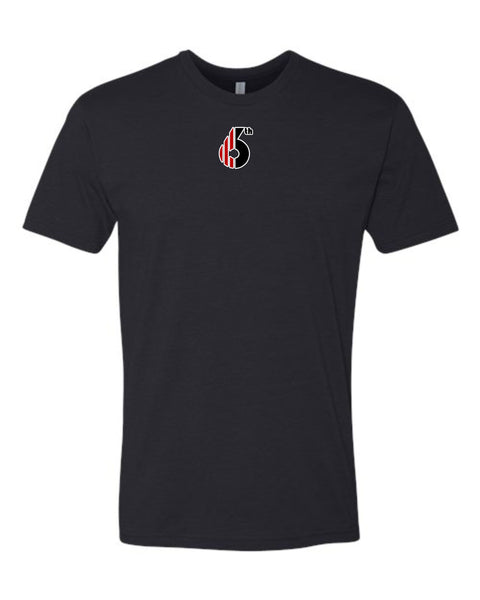 6th Tool  Unisex "6TH" Tee- matte and glitter