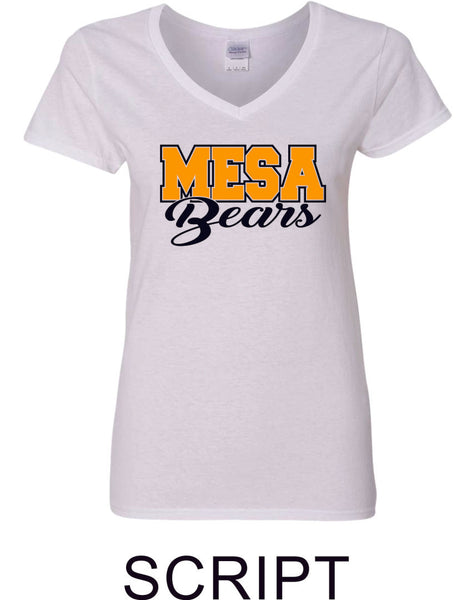 Mesa MS Ladies Short Sleeve Tee- 3 designs-Matte or Glitter