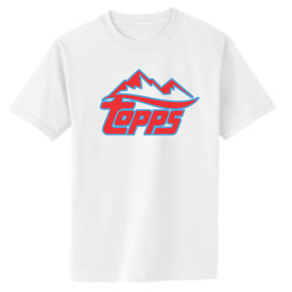 Rocky Mountain Topps Basic White/Grey Tee- Matte or Glitter