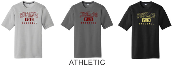 Pondo Baseball Cotton Touch Wicking Tee- 5 Designs