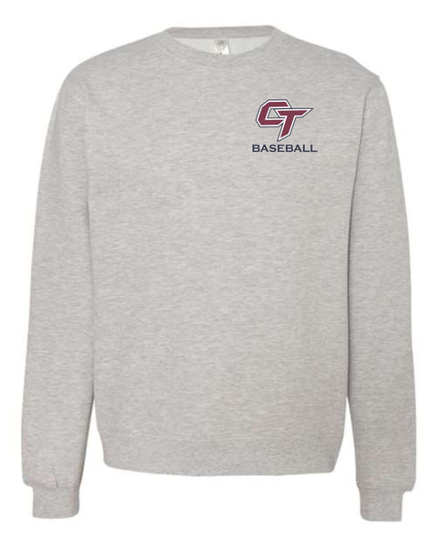 CT Baseball Crewneck Sweatshirt- Matte or Glitter