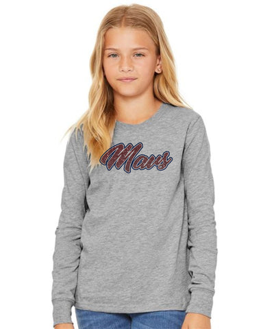 6th Tool Mavs Youth Long Sleeve Tee-Matte or Glitter