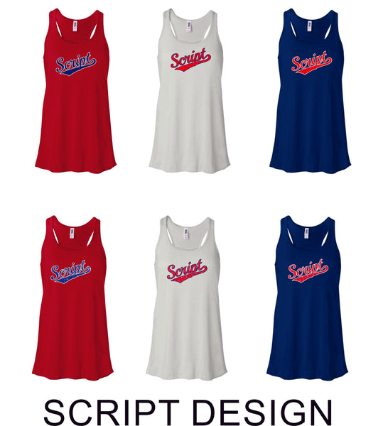 Parker Bears  Ladies and Girls Tank- matte or glitter- 3 colors