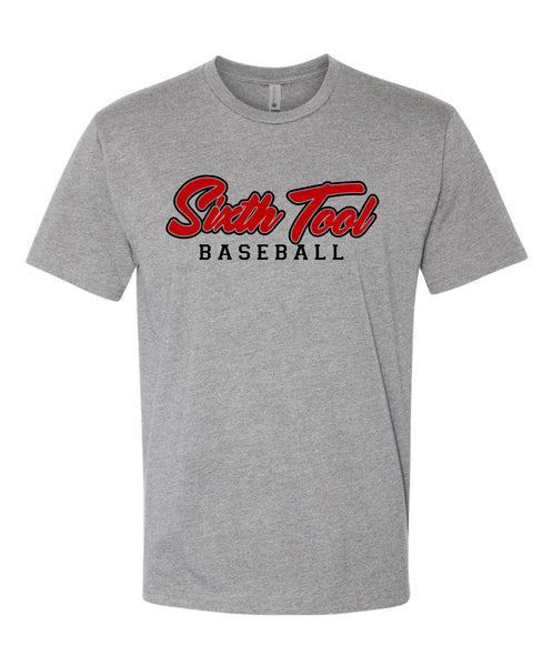 6th Tool  Unisex BASEBALL Tee- matte and glitter