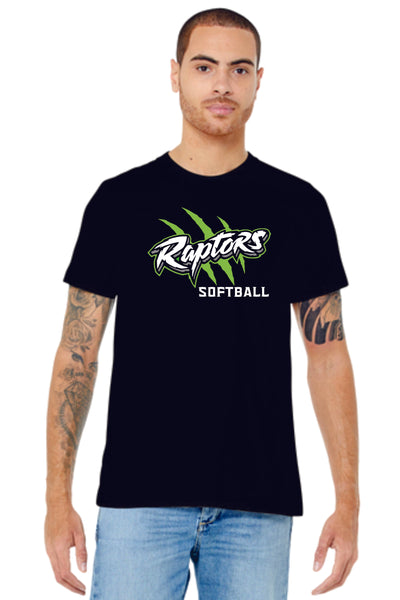 Raptors Softball 2023 Tee- Ladies and Unisex Sizes