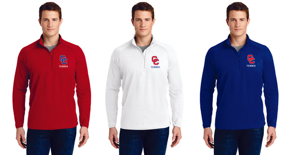 Creek Tennis 1/2 Zip Pullover- Ladies, Unisex