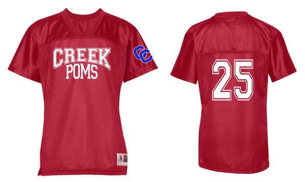 Creek Poms Football Jersey- 3 Colors