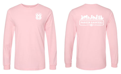Parker Barkers Unisex Long Sleeve DOGGIES Tee
