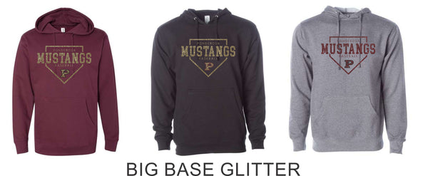 Pondo Baseball Basic Hoodie- 12 designs- Matte or Glitter