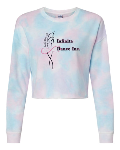 Infinite Dance Ladies Cropped Crewneck Sweatshirt