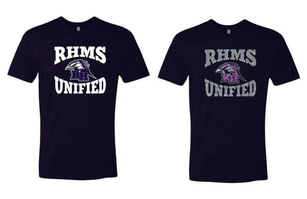 RHMS UNIFIED Unisex, Ladies, Youth CVC Tee- Matte and Glitter