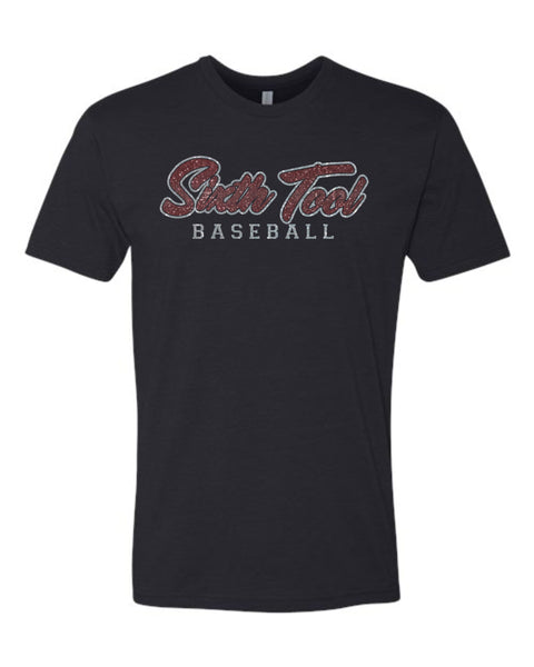 6th Tool  Unisex BASEBALL Tee- matte and glitter