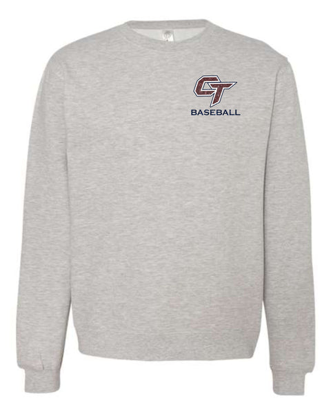 CT Baseball Crewneck Sweatshirt- Matte or Glitter