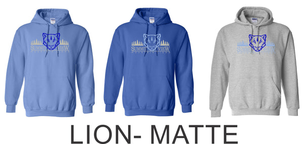 Summit View Basic Hoodie- 8 Designs- Matte or Glitter