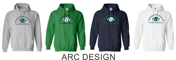 Thunder Ridge Flag Football Basic Hoodie- 5 Designs