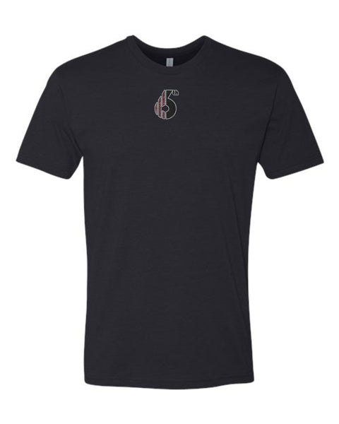 6th Tool  Unisex "6TH" Tee- matte and glitter