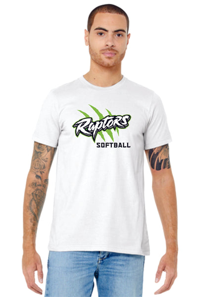 Raptors Softball 2023 Tee- Ladies and Unisex Sizes