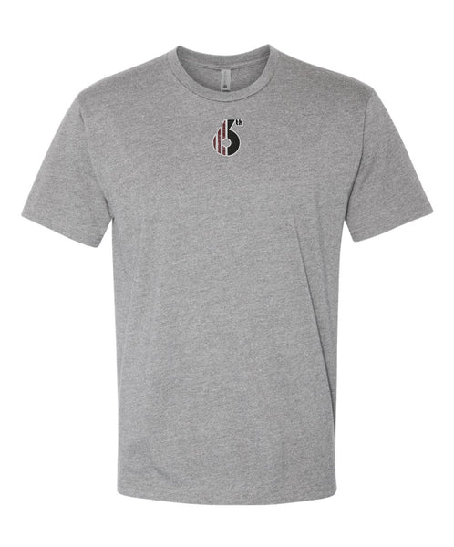 6th Tool  Unisex "6TH" Tee- matte and glitter