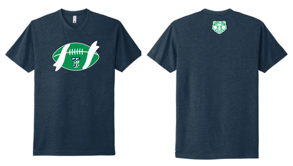 Thunder Ridge Flag Football Next Level Tee- FOOTBALL Design