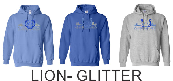 Summit View Basic Hoodie- 8 Designs- Matte or Glitter
