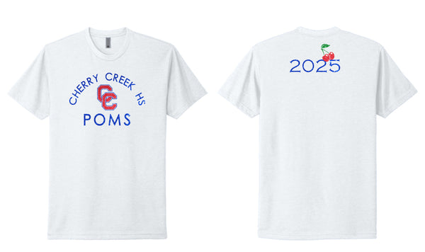 Creek Poms ARC Tee- matte and glitter