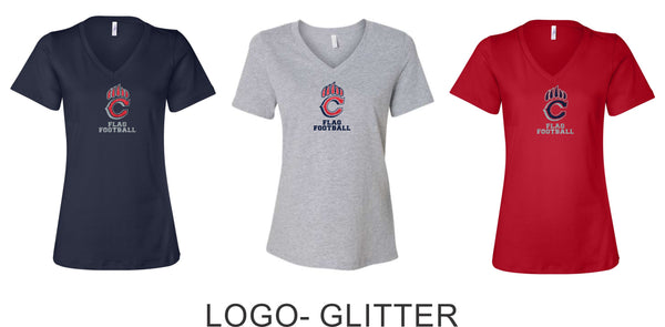 Chap Flag Football Ladies Tee- 4 design choices