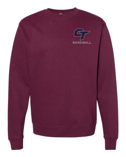 CT Baseball Crewneck Sweatshirt- Matte or Glitter